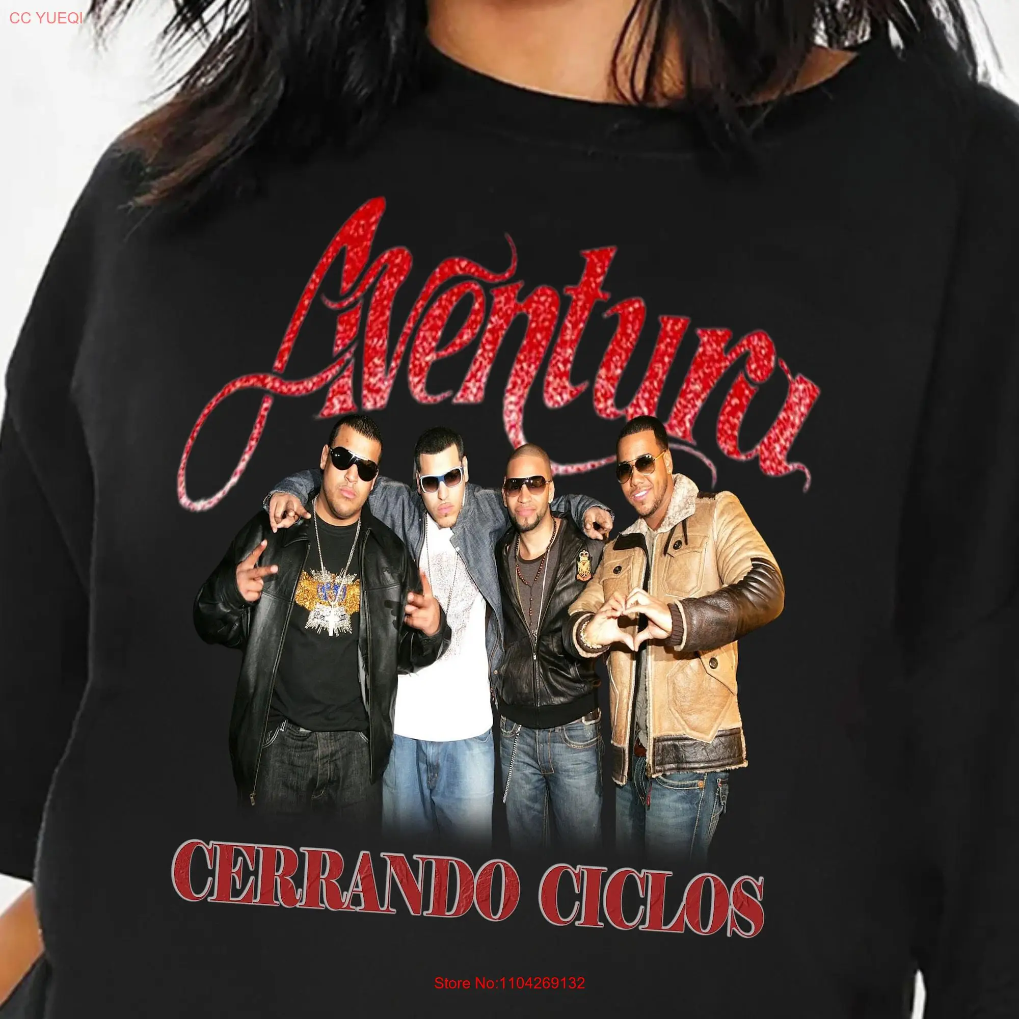 2024 Aventura Tour Cerrando Ciclos shirt T Concert Group long or short sleeves