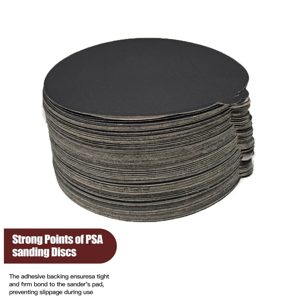50/100 Uds discos de lijado Premium PSA 6 pulgadas 1000Grit autoadhesivo Stickyback para lijadora DA acabado carpintería madera Metal