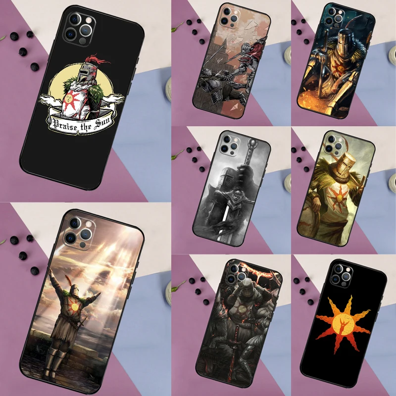 Praise the Sun Dark Souls Phone Case For iPhone 17 16 15 13 11 12 14 Pro Max mini XR 16e 15 16 Plus 17 Air Full Cover