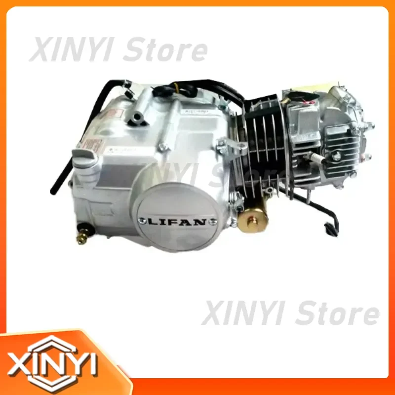 for Lifan 125cc 124cc New 1 Cylinder Motorcycle Engine Assembly 4 Stroke Air Cooled CDI Ignition Manual Clutch Electric Start