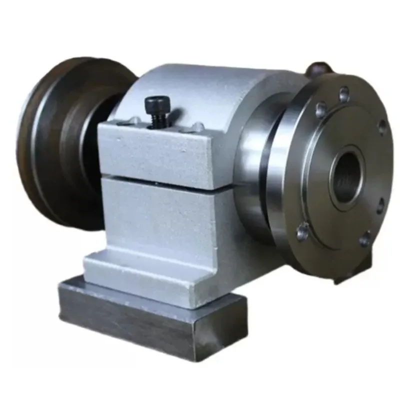 High Strength Lathe Headstock Assembly with Flange Precision Stable Lathe Spindle for Industrial Turning Processing