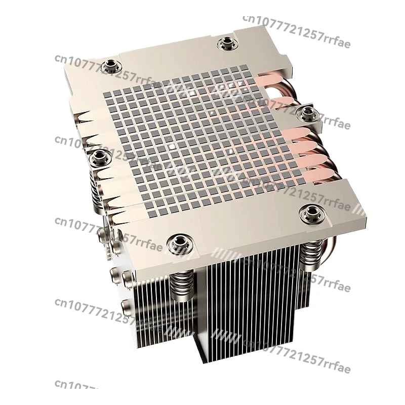 Support SP5/AMD + multi-platform CPU radiator 6 heat pipe computer side blowing silent fan copper bottom 2u server