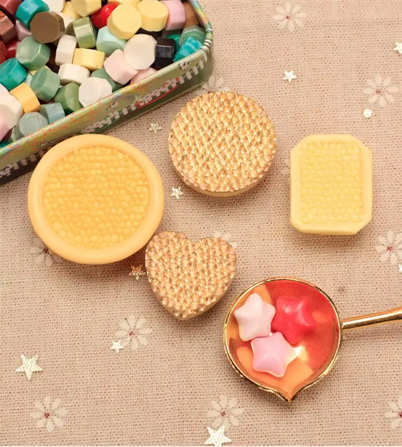 Retro Sealing Wax Stamp Head Blank Frosted Stamp Fire Paint Seal Wax Heads DIY Scrapbooking Envelope Christmas Invitation Craft