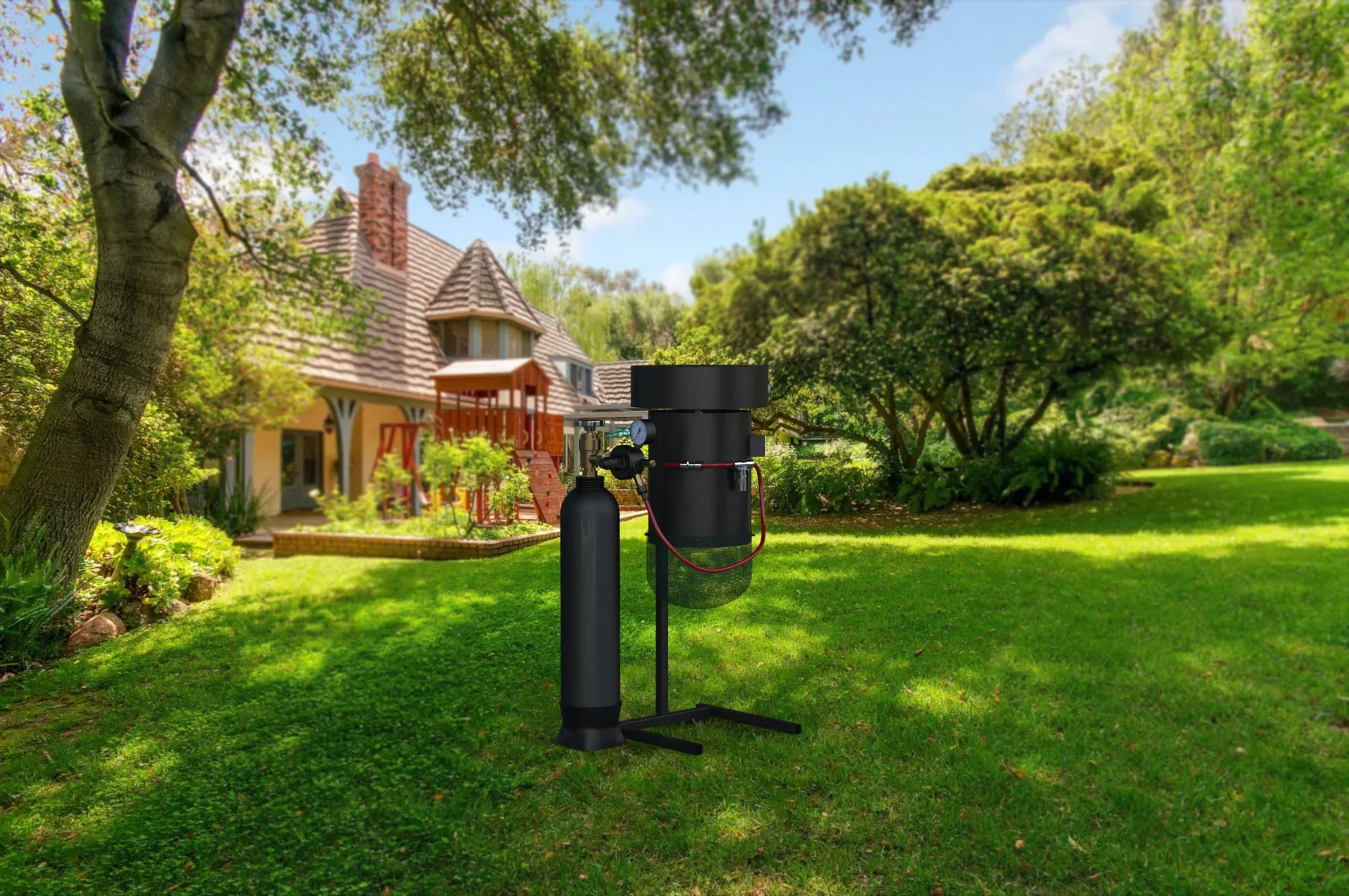 آلة مصيدة البعوض عالية الطاقة مع ثاني أكسيد الكربون (3 مبادئ اصطياد) GRAD Black G1 ECO