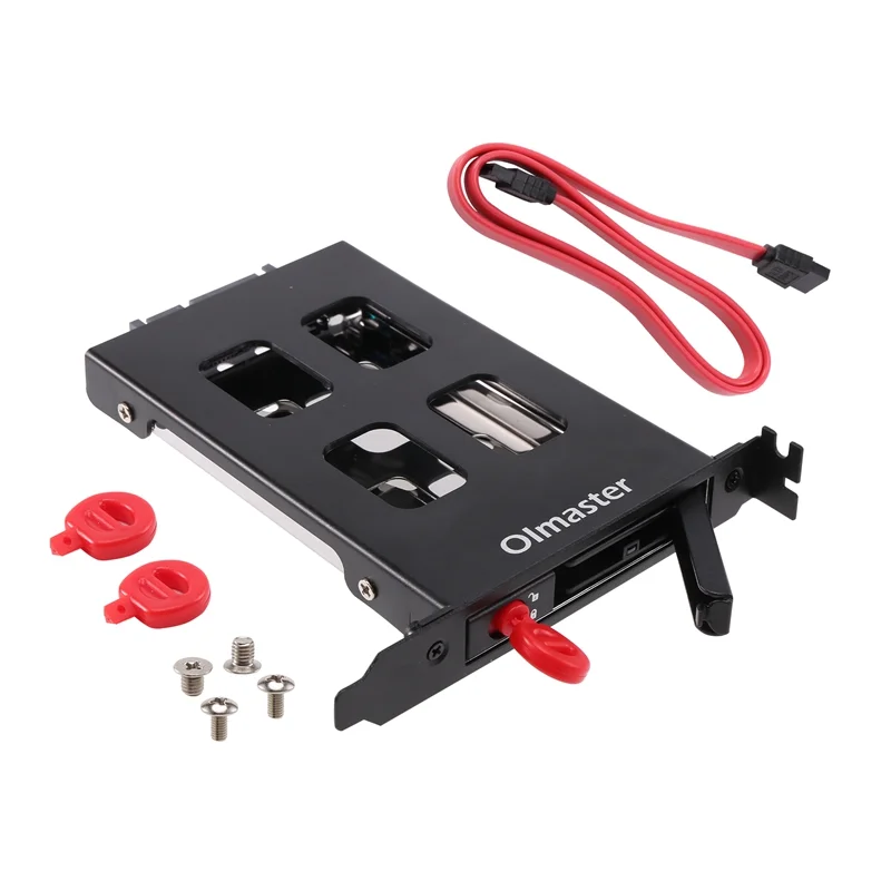 

Oimaster Pci Mobile Rack Enclosure Чехол для жесткого диска для 2,5-дюймового адаптера Sata Sdd Hdd