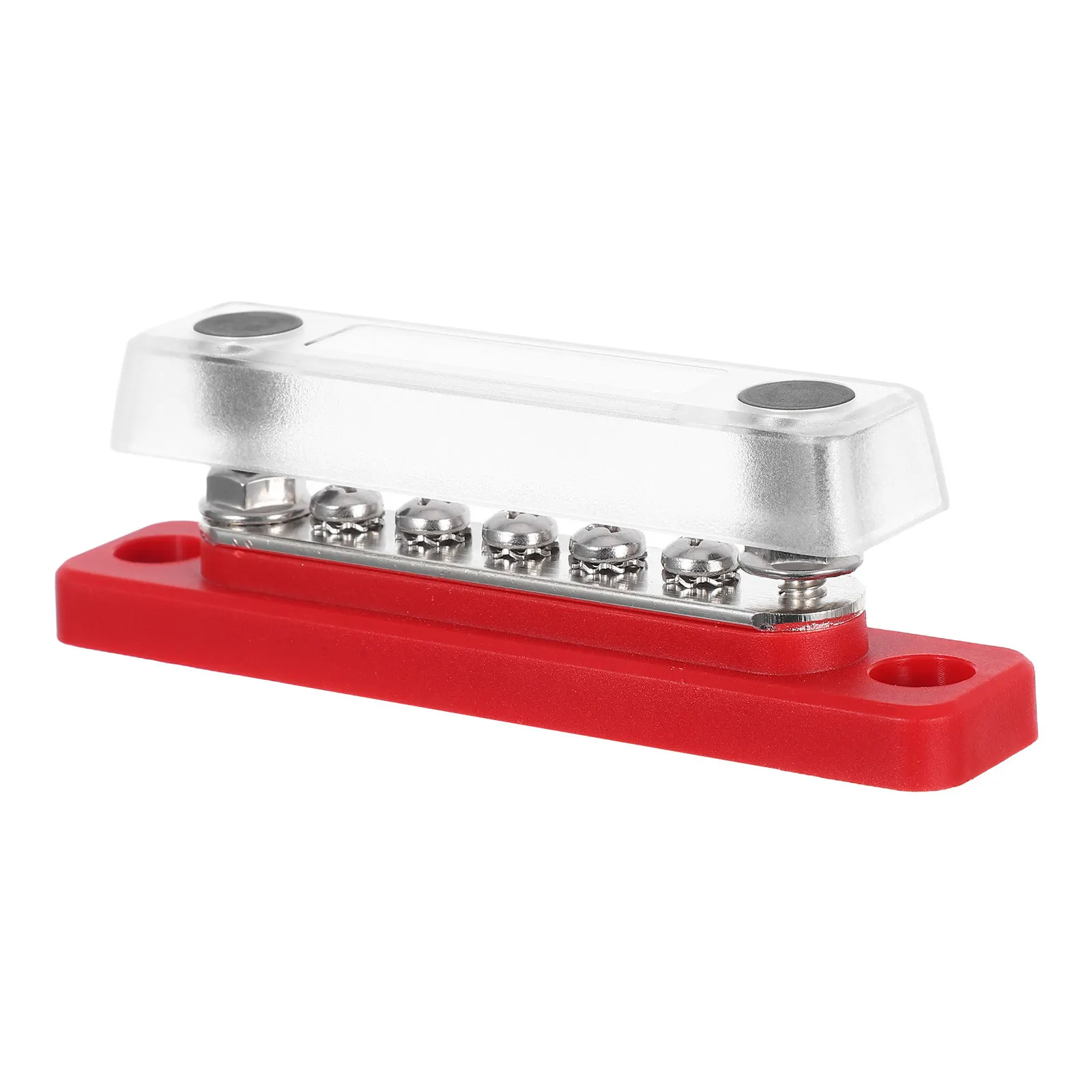 

5- Current Rv Boat Distribution Terminal Block Busbar with Sturdy Screw Stud Terminals for Automotive Solar