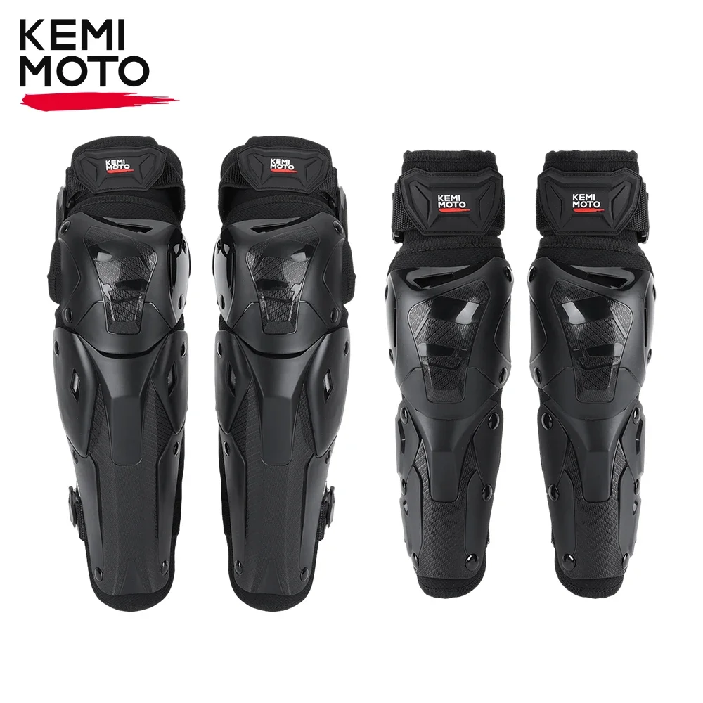 

Kemimoto 4pcs Elbow Guard Knee Pads Riding Protective Gear Set Motorcycle Cycling Anti-fall Equipment Outdoor Sports Protector