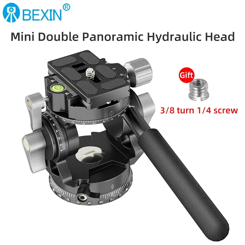 

BEXIN SLR Camera Handle Hydraulic Gimbal Light and Convenient Damping Panoramic Clamp Seat Gimbal Dedicated for Bird Watching