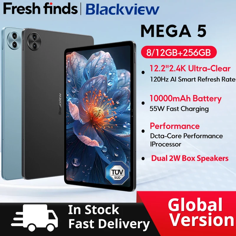 【World premiere】Blackview MEGA 5 AI Tablet 12.2