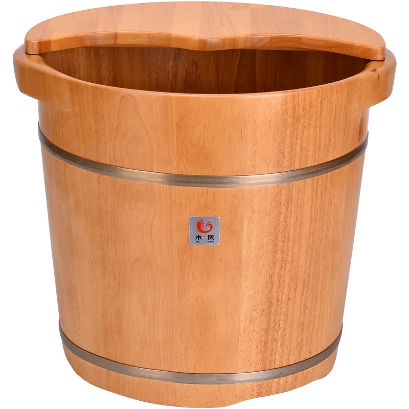 

Wood wind foot soaking wooden bucket household foot basin foot bath