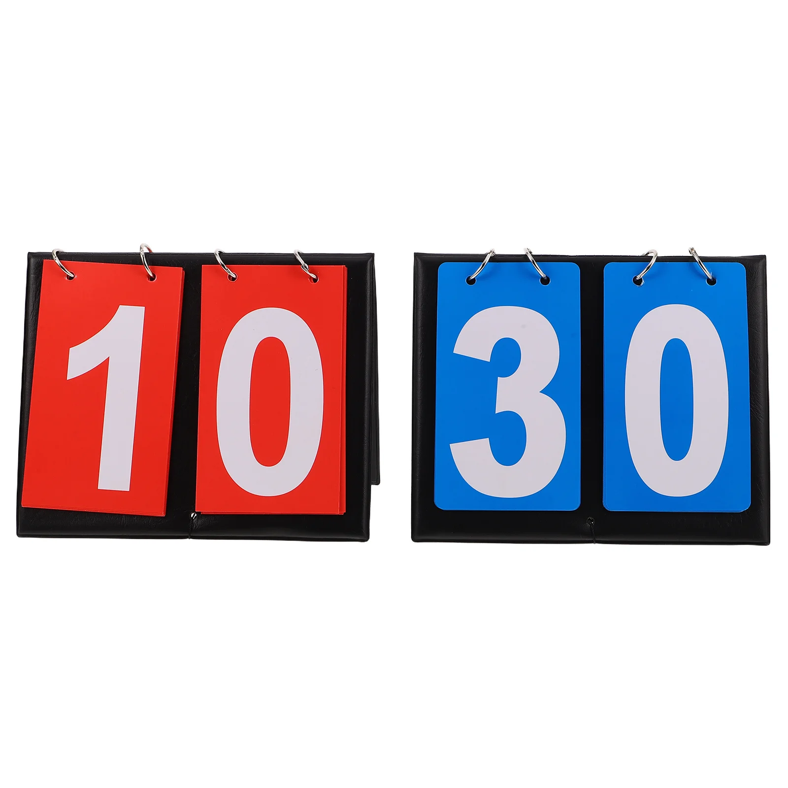 

2Pcs Basketball Score Flipper Table Top Display Large Numbers Easy Operation Multi-Sport Scoreboard for Competitive