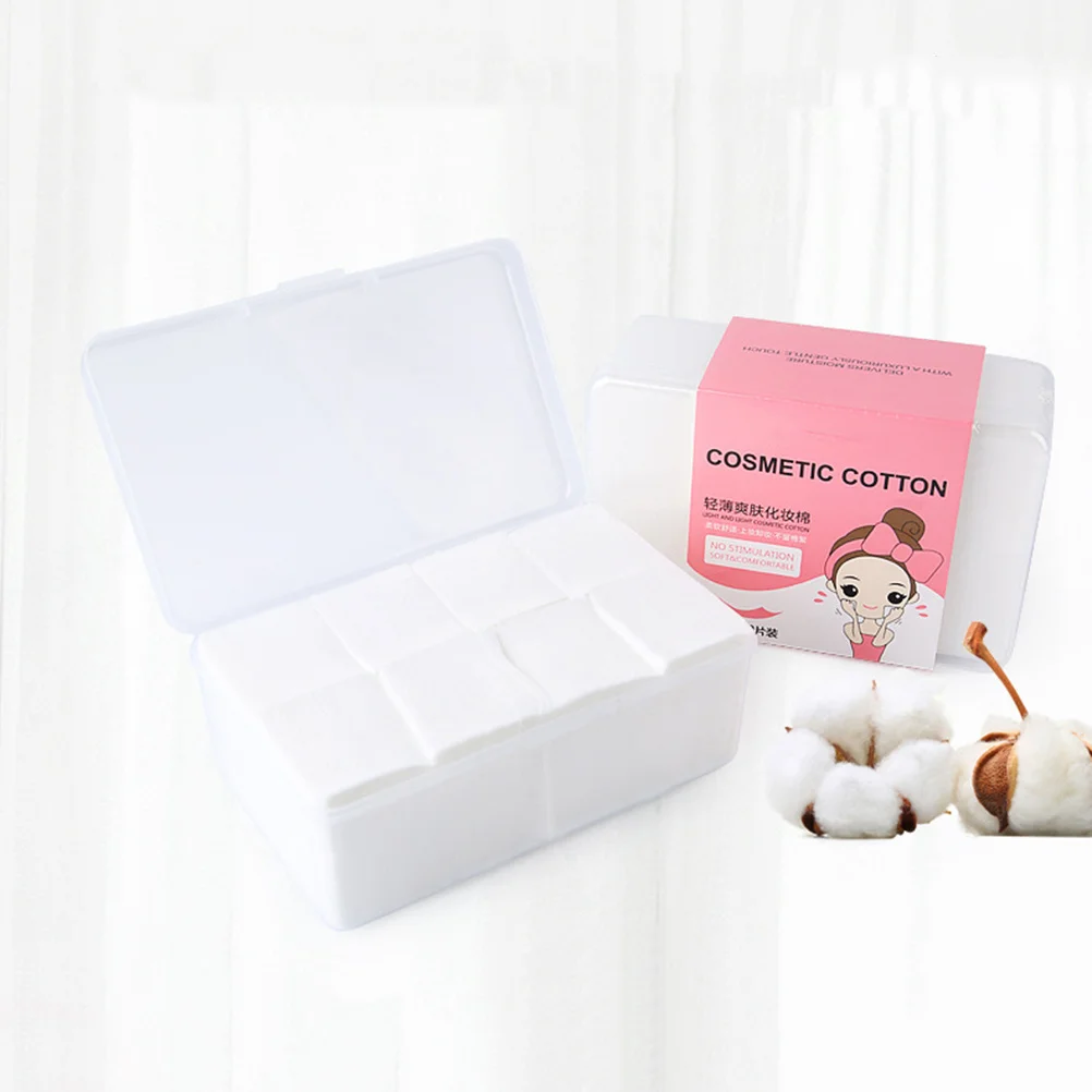 1000 قطعة منصات القطن مزيل ماكياج المتاح الوجه نفخة مناديل تنظيف لينة للوجه العناية بالأظافر وسادات قطنية الوجه نفخة #4