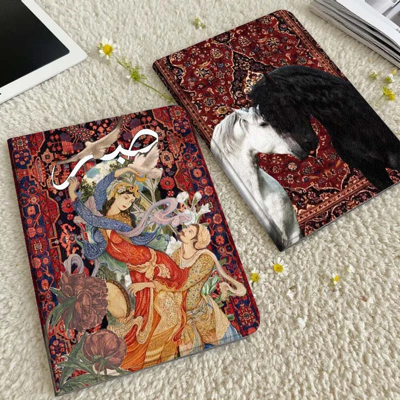 

Cartoon Persian Rug Art Gift Tablet Case For Xiaomi Redmi Mini Pad SE K 2 4 5 6 7 8 2023 2025 11 8.8 11.2 10.1 Pro