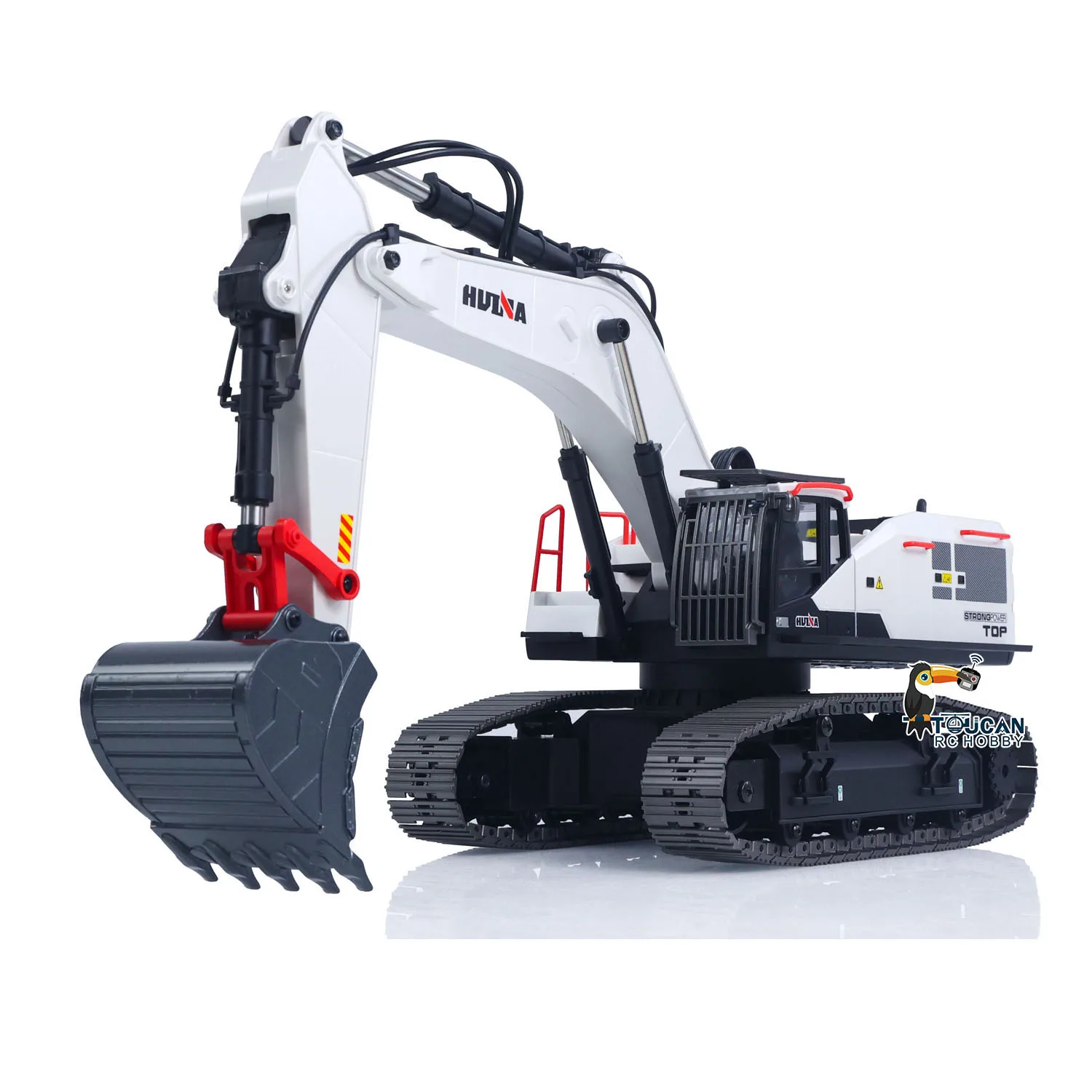 

US Sale 1/14 HUINA RC Metal Excavator Model Toys 1594 Radio Light Battery 22CH Sound