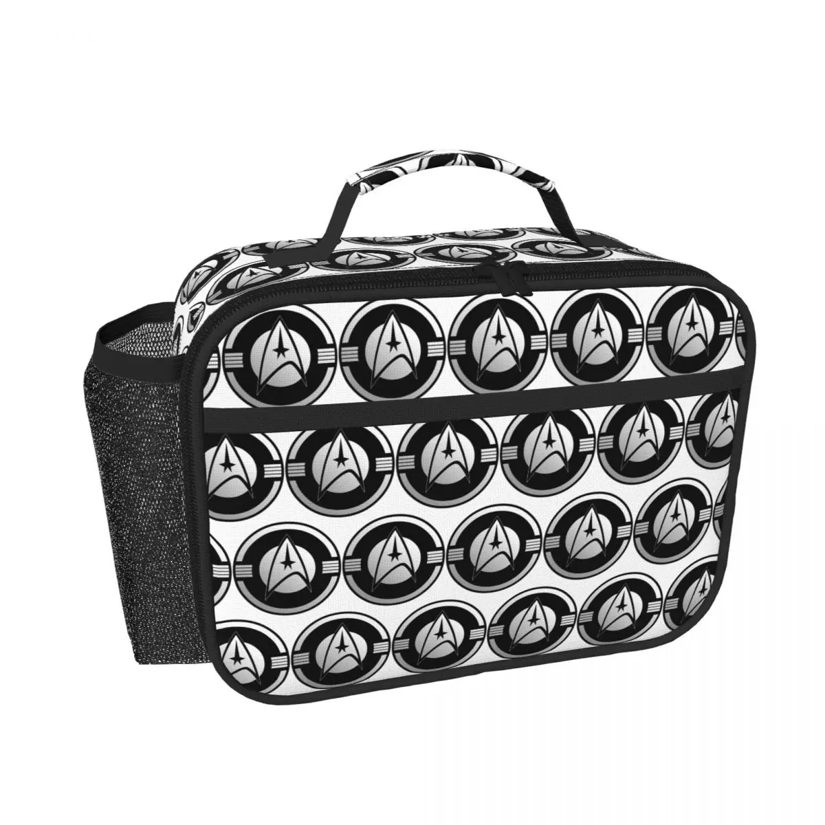 Star Treks Science Fiction TV Series Insulated Lunch Bag for Women Children Portable Food Boxes Thermal Lunch Box Tote
