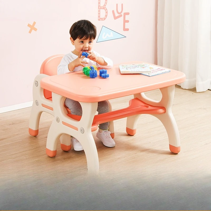 Children's Study Table Table and Chair Set Writing Table Household Children's Chair Stool Kindergarten