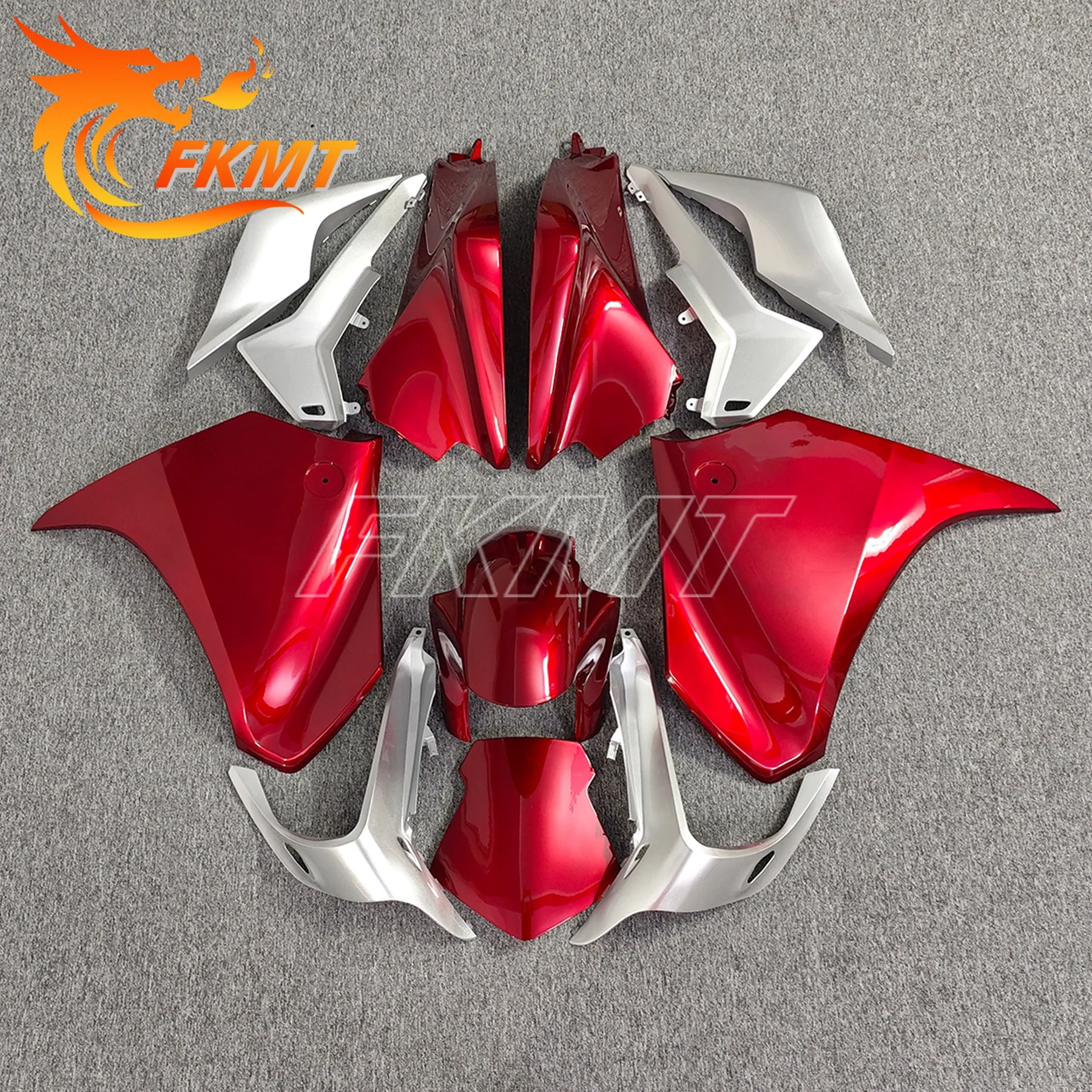 

For Honda VFR1200 VFR 1200 2010 2011 2012 2013 Cowl Plastic Cover Body Fairing Kit Bodywork ABS Injection Mold Gloss White Gray