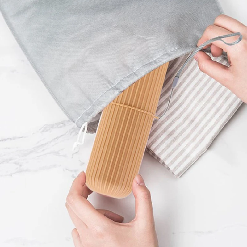 Taza de cepillo de dientes con tapa, soporte creativo para pasta de dientes, caja de almacenamiento portátil, organizador de artículos de tocador, taza de almacenamiento, Gadgets de viaje