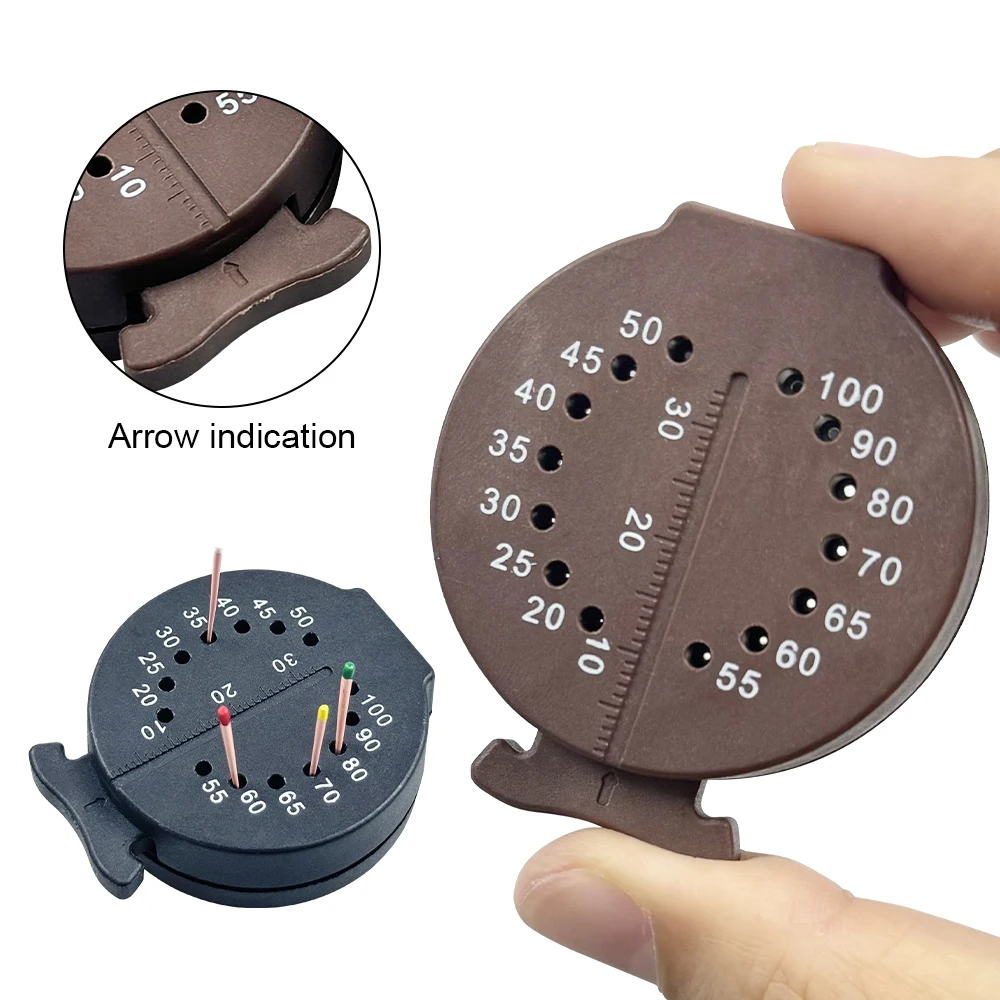Dental Gutta Percha Cutter Ruler Base High Precision Dentistry Endo Rulers Measuring Calibration Tools Round Dentist Instruments