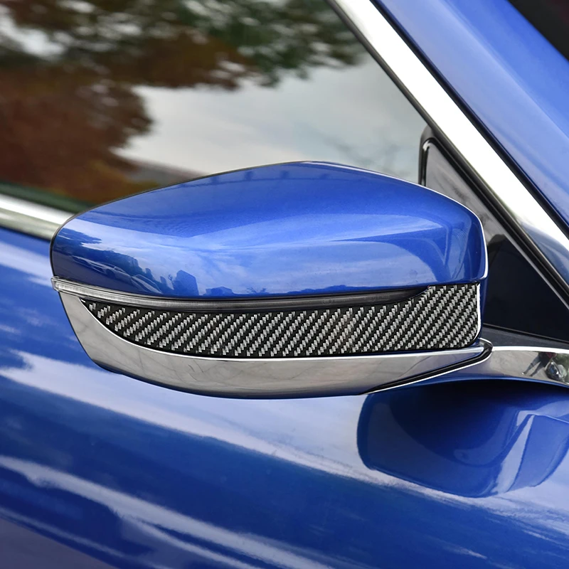 

For BMW 8 Series G14 G15 G16 2019-2023 Auto Rearview Mirror Waterproof Scratch Trim Strips Carbon Fiber Exterior Car Accessories