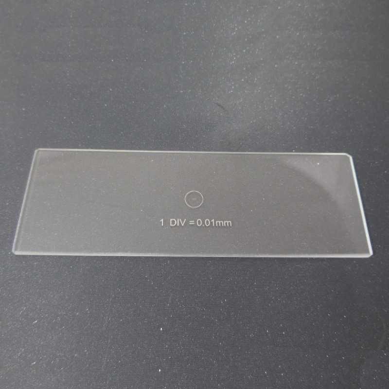 

Microscope Calibration Microscopio Glass Slides Reticle Ruler Stage Dial Micrometer For Biological Measuring Calibration Ruler