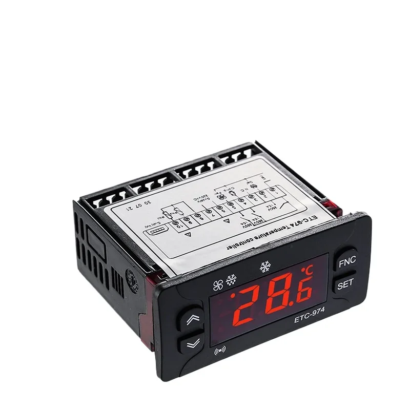 ETC-974 Digital Temperature Controller Microcomputer Thermostats Thermostat Refrigeration Alarm 220V NTC Sensor