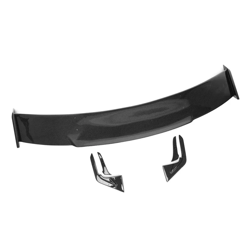 Versatile GT Style Dry Carbon Rear Trunk Lip Spoiler Wing Kit for Universal Sedan Off-Road Lightweight