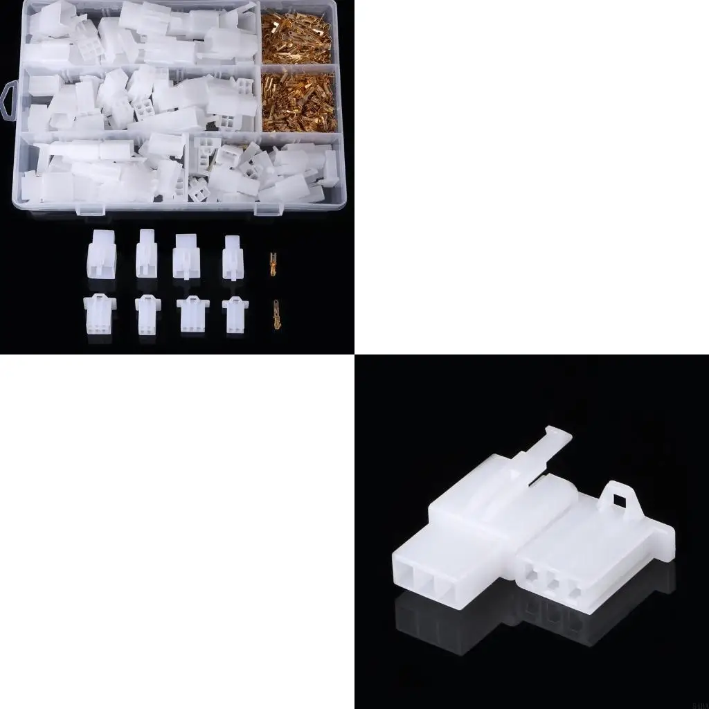

40 Sets Motorcycle Bike 2.8mm 2 3 4 6 Way Electrical Wire Connector Terminal