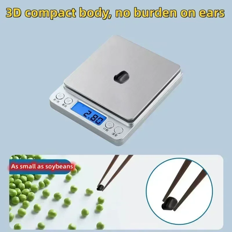 Hidden Earphones Wireless Bluetooth Headset Mini Sports Don\'t Drop Earbuds Sleep Games Work Students Take Class Headphones