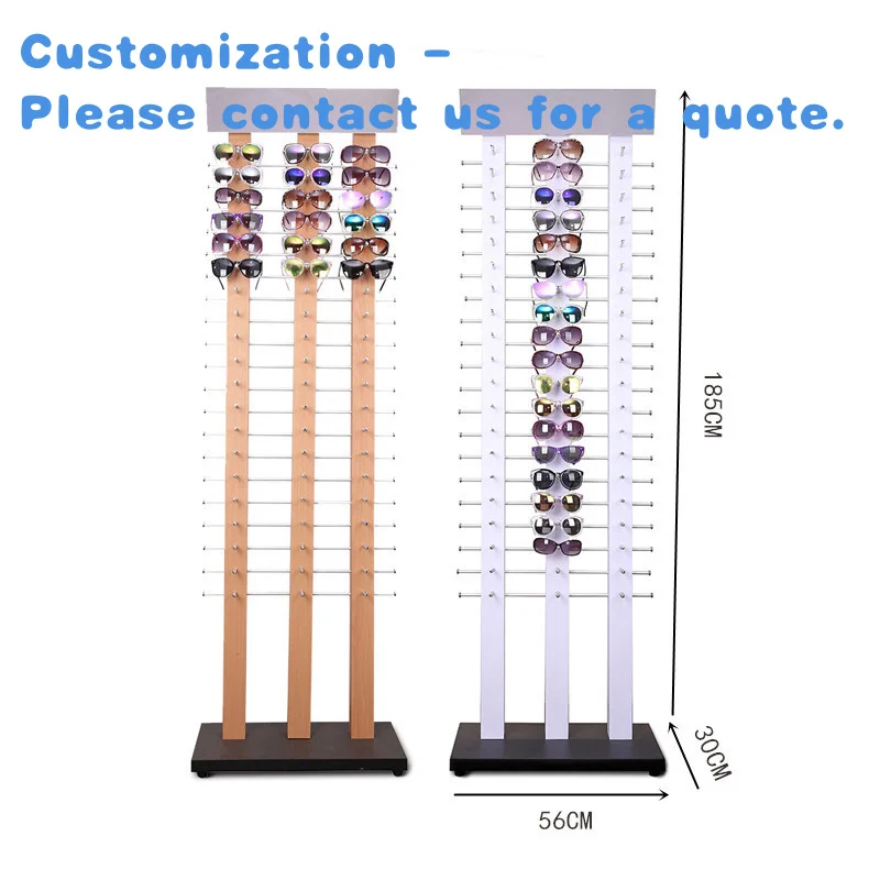 

custom.Kainice Retail Eyeglasses Interior Design Sunglasses Display Rack Glass Stand Holder Floor Eyewear Display Stand