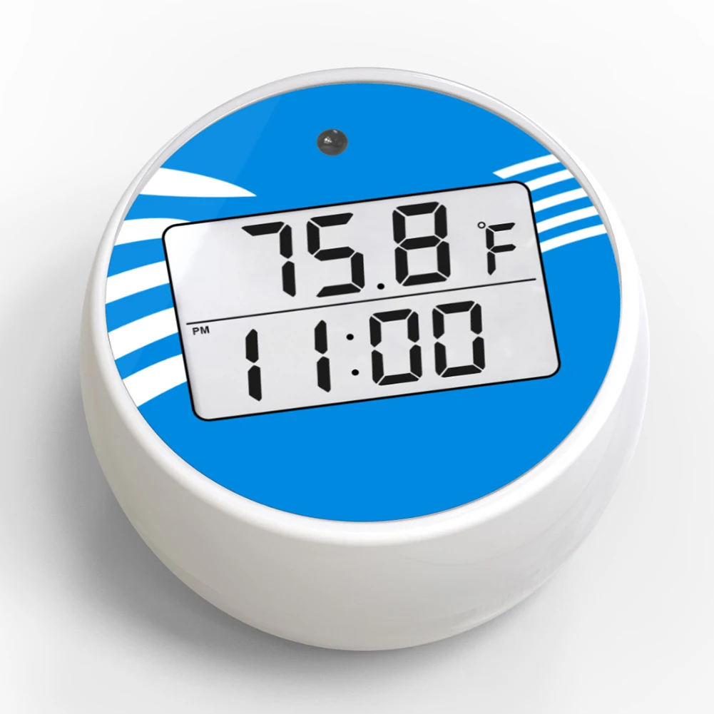 Digital Waterproof Floating Thermometer With Timer Automatic Bathtub Shower Water Thermometer Safe Temperature Sensor