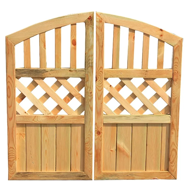 

custom garden wooden anticorrosive wood fence garden wooden door small door half waist