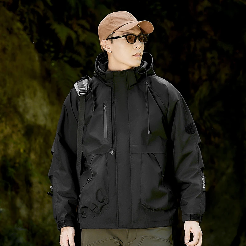 

Водонепроницаемая ветровка унисекс, мужские пальто для пешего туризма, спорта на открытом воздухе, альпинизма, треккинга, ветровка, дорожные водонепроницаемые куртки