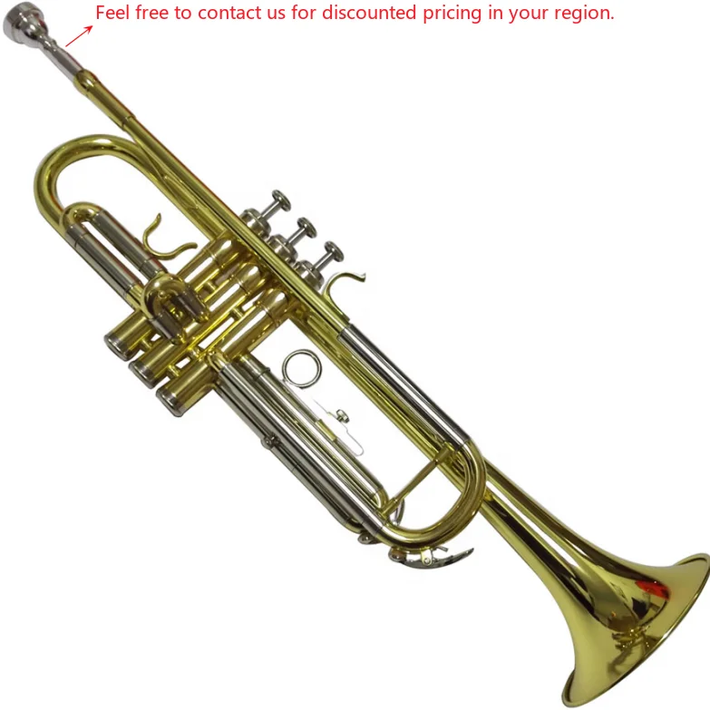 

Bb Trumpet in Gold Lacquer - Smooth Valves, Lightweight Design