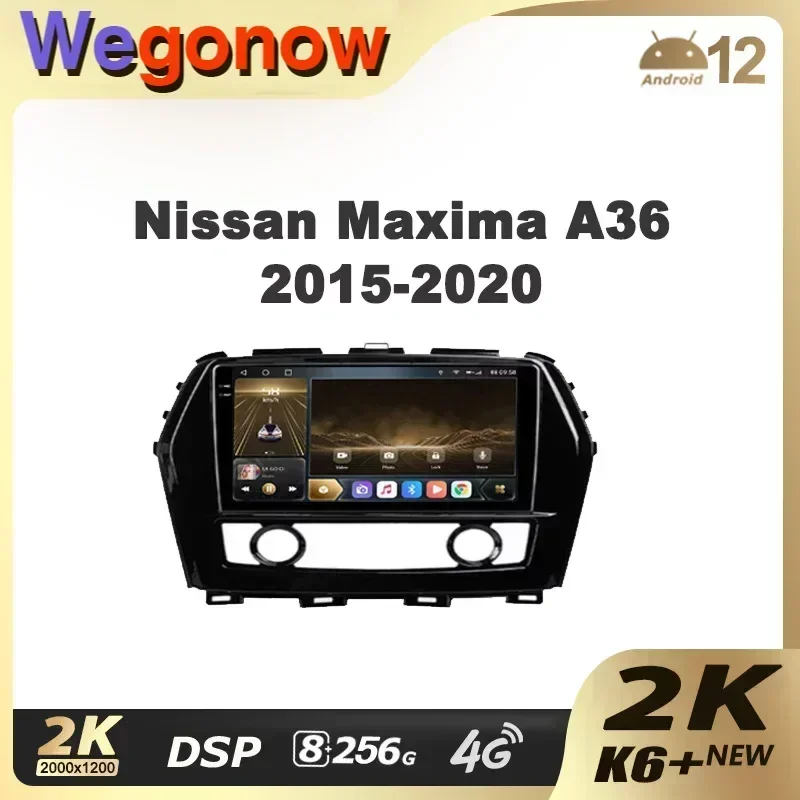 Ownice K6+ 2K for Nissan Maxima A36 2015 - 2020 Car Radio Multimedia Video Player Navigation Stereo GPS Android 12 No 2 Din DVD