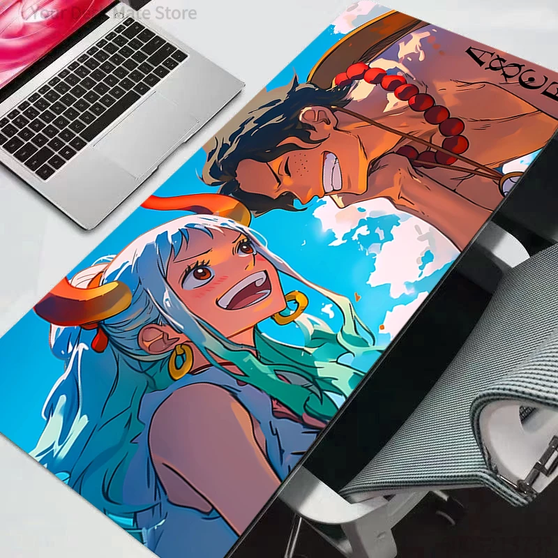 

Коврик для мыши One Piece Kawaii, игровые аксессуары, коврик для клавиатуры ПК, геймерский настольный коврик, Alfombrilla Xxl, прочный коврик для мыши