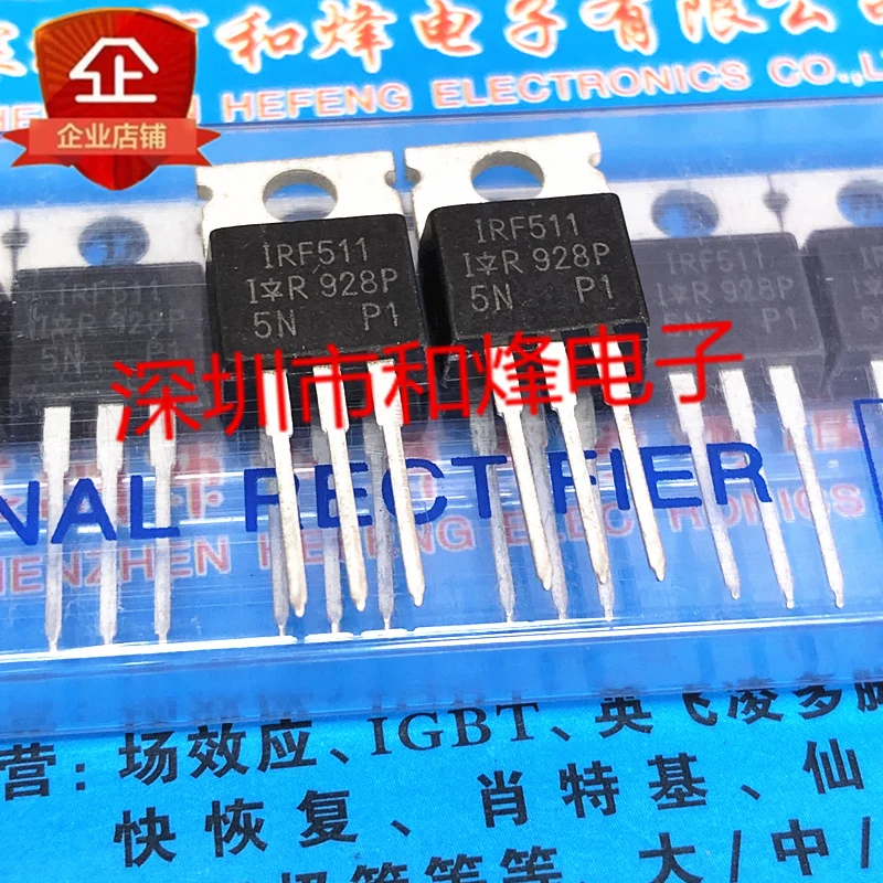Original 2pcs/ IRF511  TO-220 60V 5.5A
