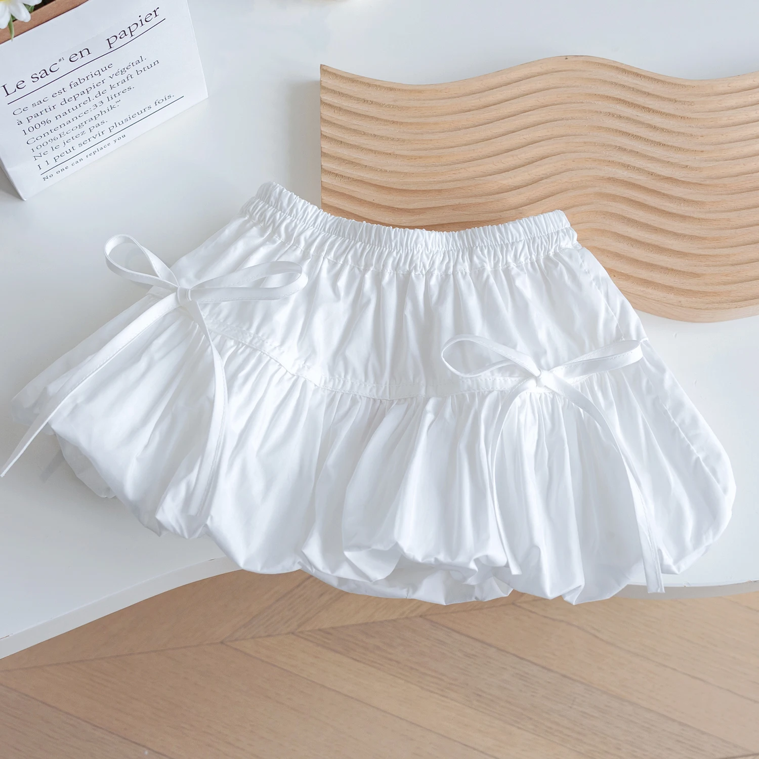 Korean Girls Summer Princess Trendy Flower Bud Short Skirt New Sweet Baby Versatile Skirt Children Clothing