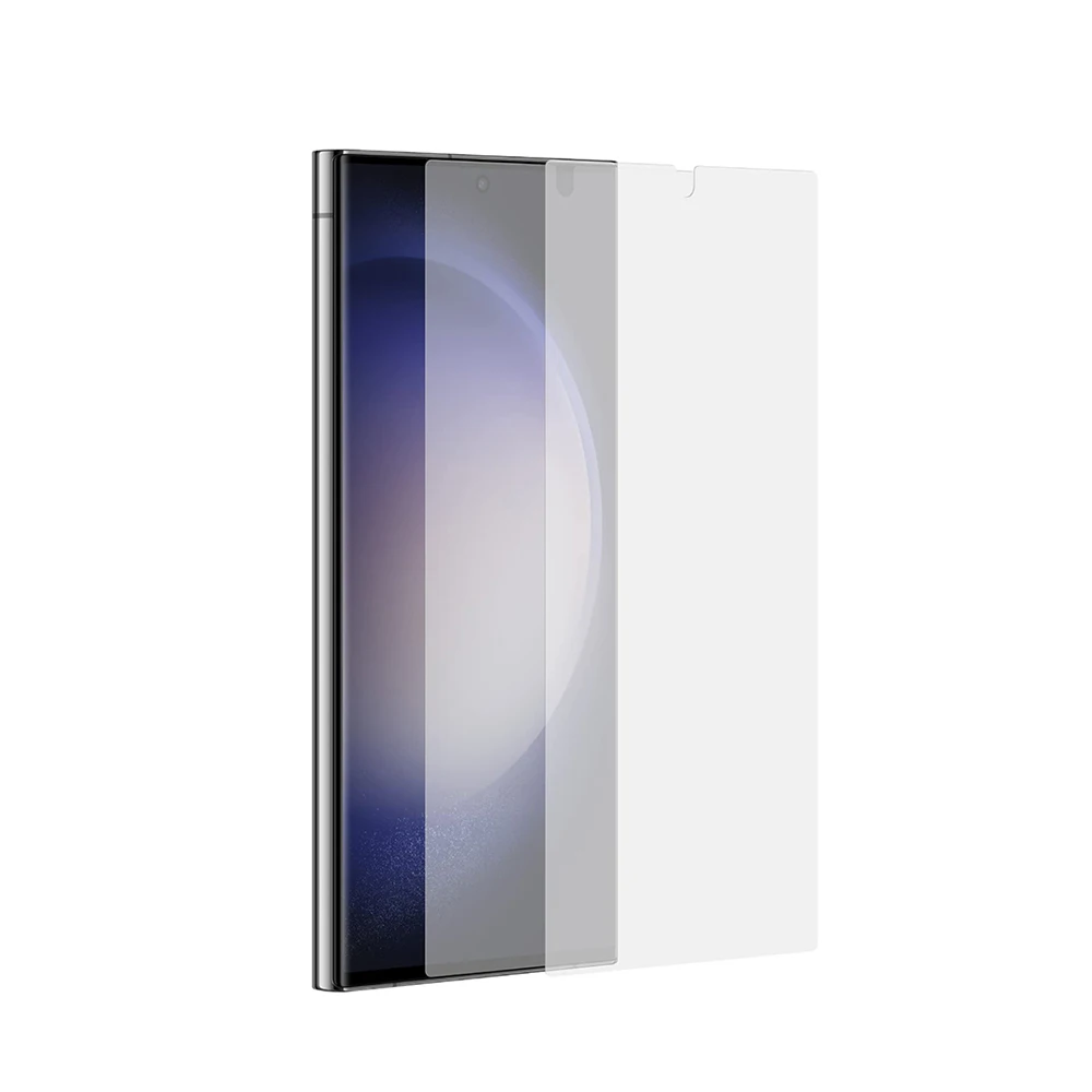 2 SZT. Oryginalna folia ochronna na ekran Samsung Galaxy S23 Ultra S23Ultra, przednia folia ochronna z ciekłymi kryształkami, oryginalna EF-US918 — zdjęcie produktu 2