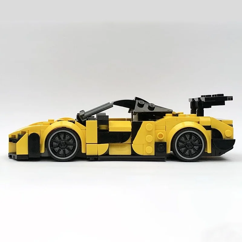 396 pçs moc grátis mclarenesd senna abertura cidade modelo blocos de construção presentes natal arquitetura diy idéia brinquedos educação crianças