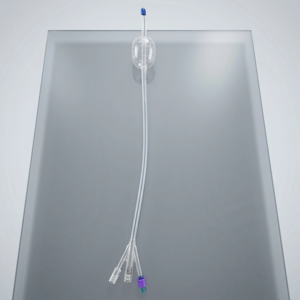 Medical Consumables Disposable Urinary Catheter 3 Way Silicone Foley Catheter