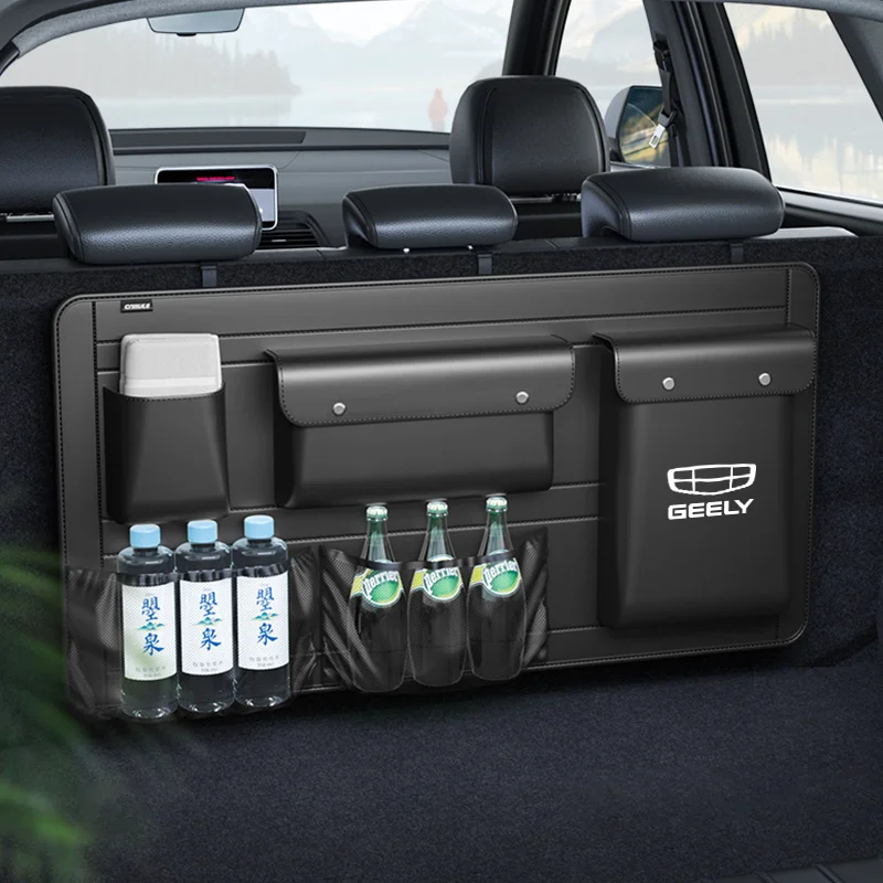 Car Trunk Organizer Storage Bag For Geely Coolray Atlas Emgrand S GS GX7 SX7 SUV/MPV Car Backseat Hanging Organizer Storage Bag