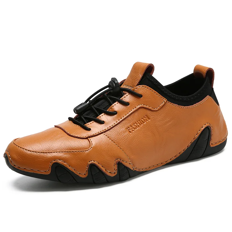 Fashion Men's Flat Bottomed Sneaker Breathable Lazy Walking Soft Sole Luxury Loafers Comfortable Brand Casual Shoes Zapatillas
