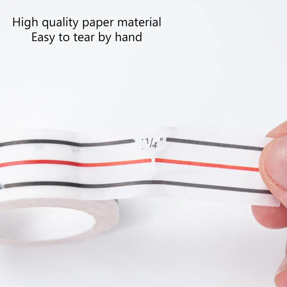 Cut-to-length Adhesive Tape Sewing Project Helper Tape Accurate Positioning Guide 2 Rolls Diagonal Seam for Sewing for Straight