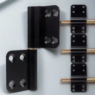 4 قطعة مفصلات أبواب الحمام سبائك الألومنيوم الثقيلة الباب المفصلي استبدال للأبواب الخارجية الداخلية مفصلات للأبواب الداخلية