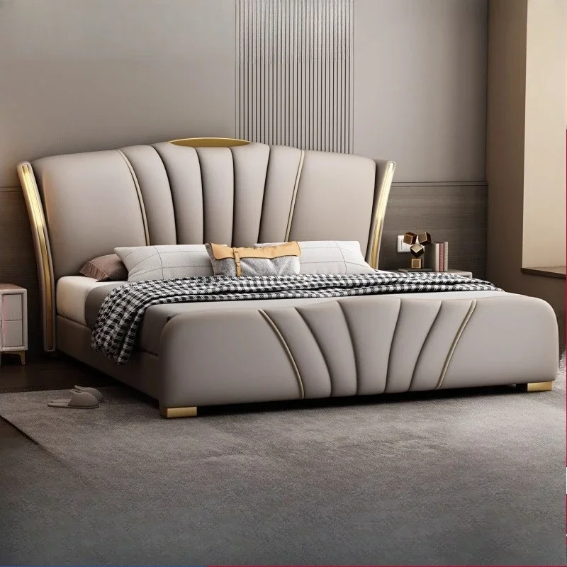 

modern 180x200cm queen bed frames with headboard princessbed furniture for bedroom Bed table luxury king sizebed double bed home