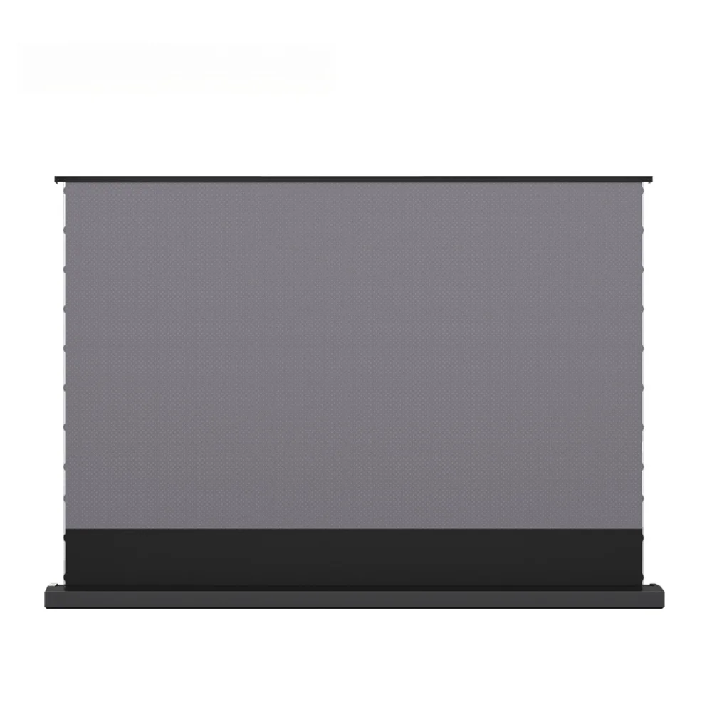 شاشة عرض أرضية مخفية جاهزة بمحرك 8K/3D مع فتحة صغيرة لنقل الصوت الصوتي مادة رمادية للمسرح المنزلي