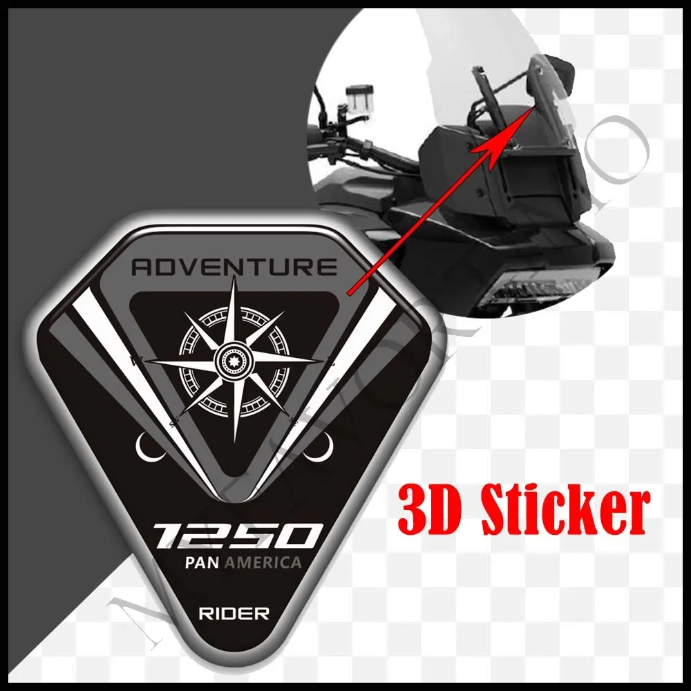 Stickers For HARLEY Pan America PA 1250 PA1250 Kit Decals Knee Tank Pad Protector Wind Deflector Windshield Windscreen