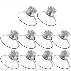 5/10Pcs Suction Cup Plastic Suction Pads 25/32/41/53 mm Clear PVC Sucker Pads Strong Adhesive Suction Holder with Screw Nut