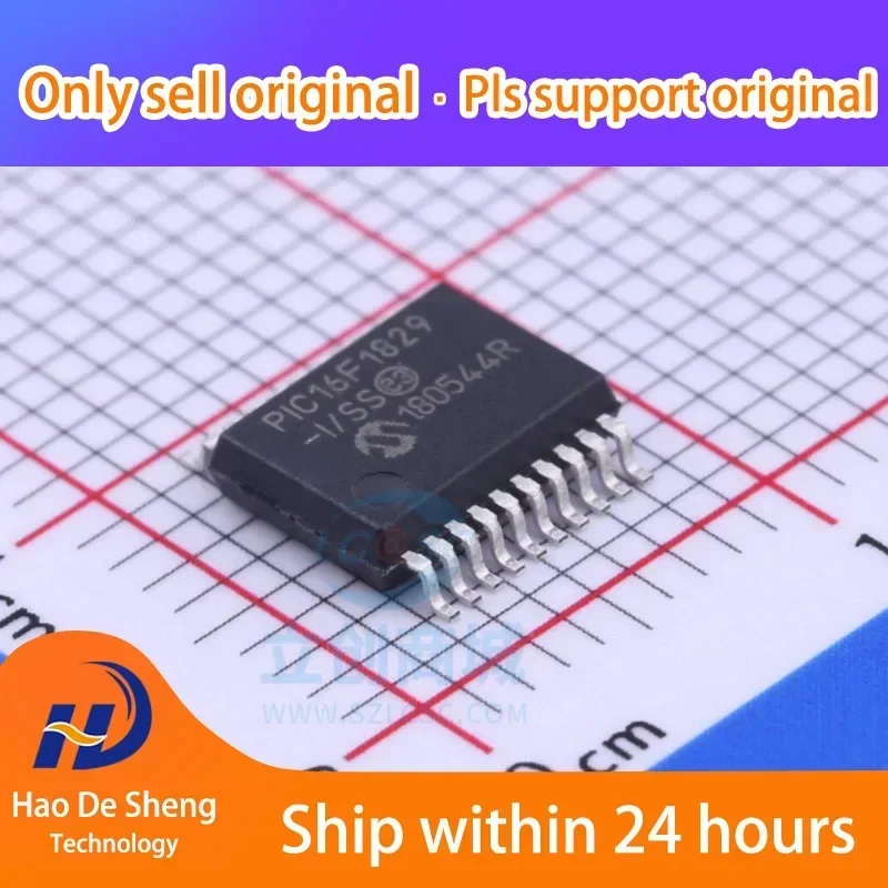 

10PCS/LOT PIC16F1829-I/SS SSOP20 8Bit MCU New Original in Stock